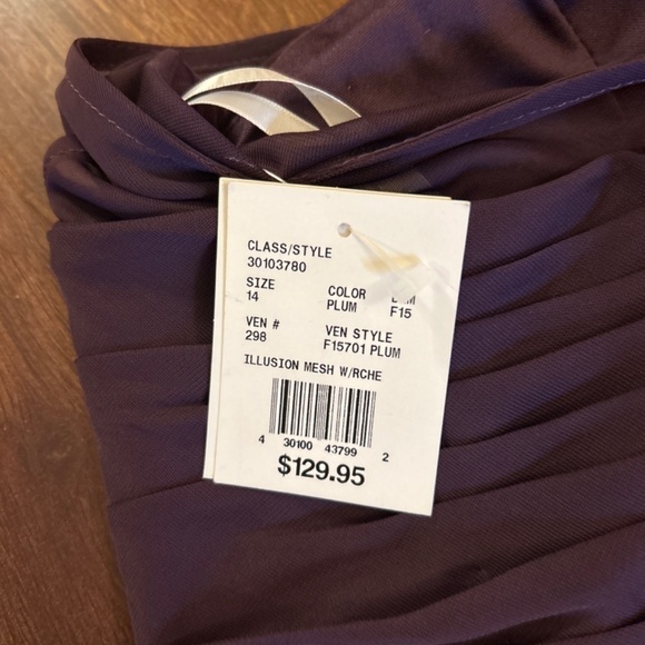 DAVID'S BRIDAL Sleeveless Dress size 14 - Picture 4 of 7